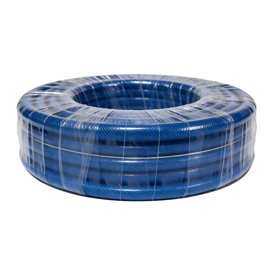 Tubo de água de PVC azul